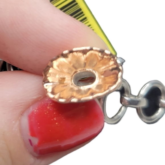 NWT .925 Sterling Silver Pink Rose Gold Ballet Tutu Bracelet Charm (Charm Only) - Picture 4 of 4